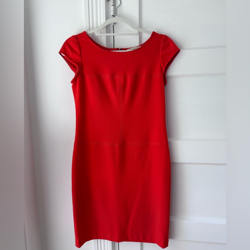 Classic Banana Republic Red Jersey Shift Dress size 2